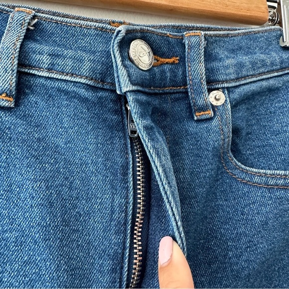 A.P.C. Spring High Rise Straight Leg Jeans Blue Denim Sz 24 - Picture 8 of 16